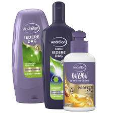 Alle Andrélon shampoo, conditioner of leave-in cream